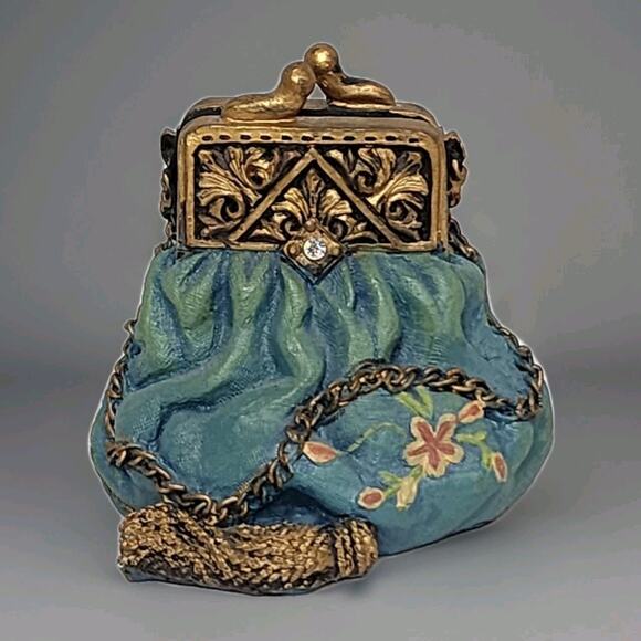 Vintage 2000 Nostalgia Handbags Card Holder Popular Imports Mini Coin Resin - Picture 1 of 8